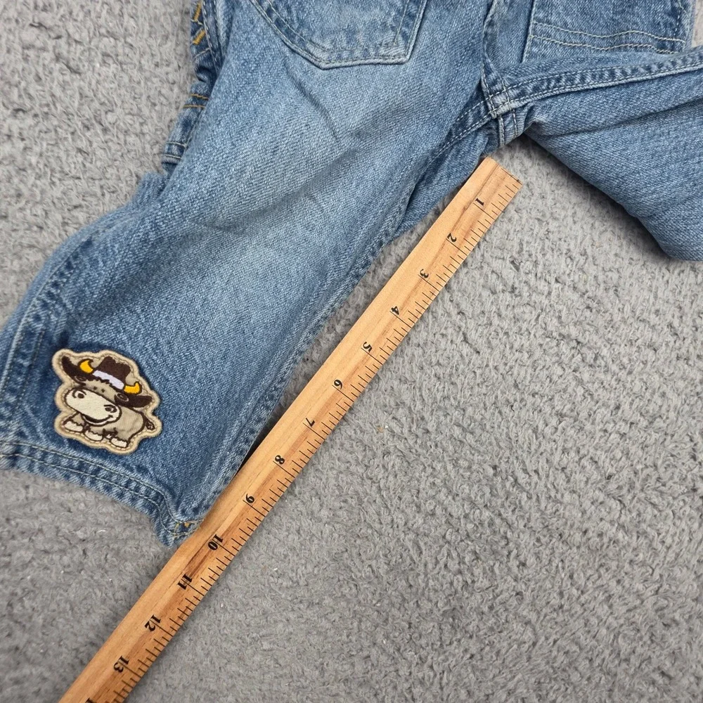 OshKosh B'gosh BTG Carpenter Jeans Toddler 18M Blue Western Cowboy Lil Buckaroo